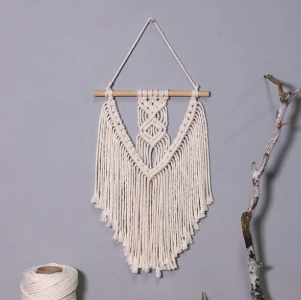 Boho Macrame Wall Hanging Decor